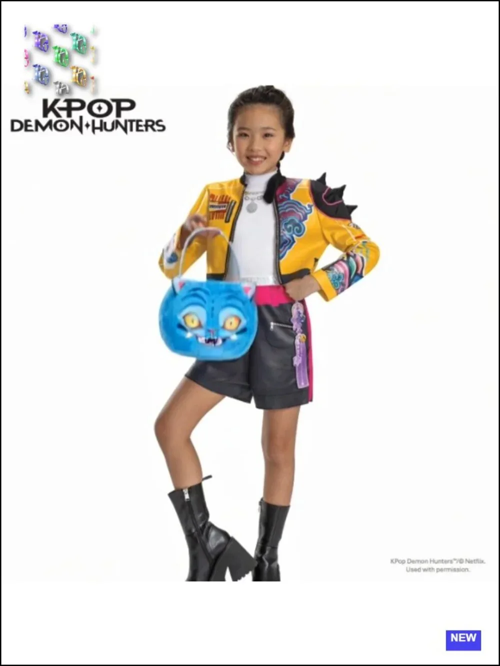 Officially Licensed K-Pop Demon Hunters Derpy Treat Pail - Plush Halloween